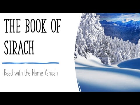 Sirach(Ecclesiasticus) Audio Bible | Read with the name of Yahuah