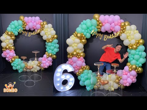 Video Hướng dẫn trang trí bong bóng đẹp - Bộ khung tròn kết... - youtube