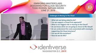 Celebrity IDMWORKS Masterclass: Designing For Cloud Security - June 27 | Identiverse 2019 Profile