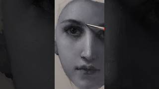 Grisaille Portrait Painting