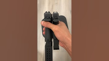 Glock Size Comparison 🔥🖤Left Or Right ? #glockperfection #viralshort #edc