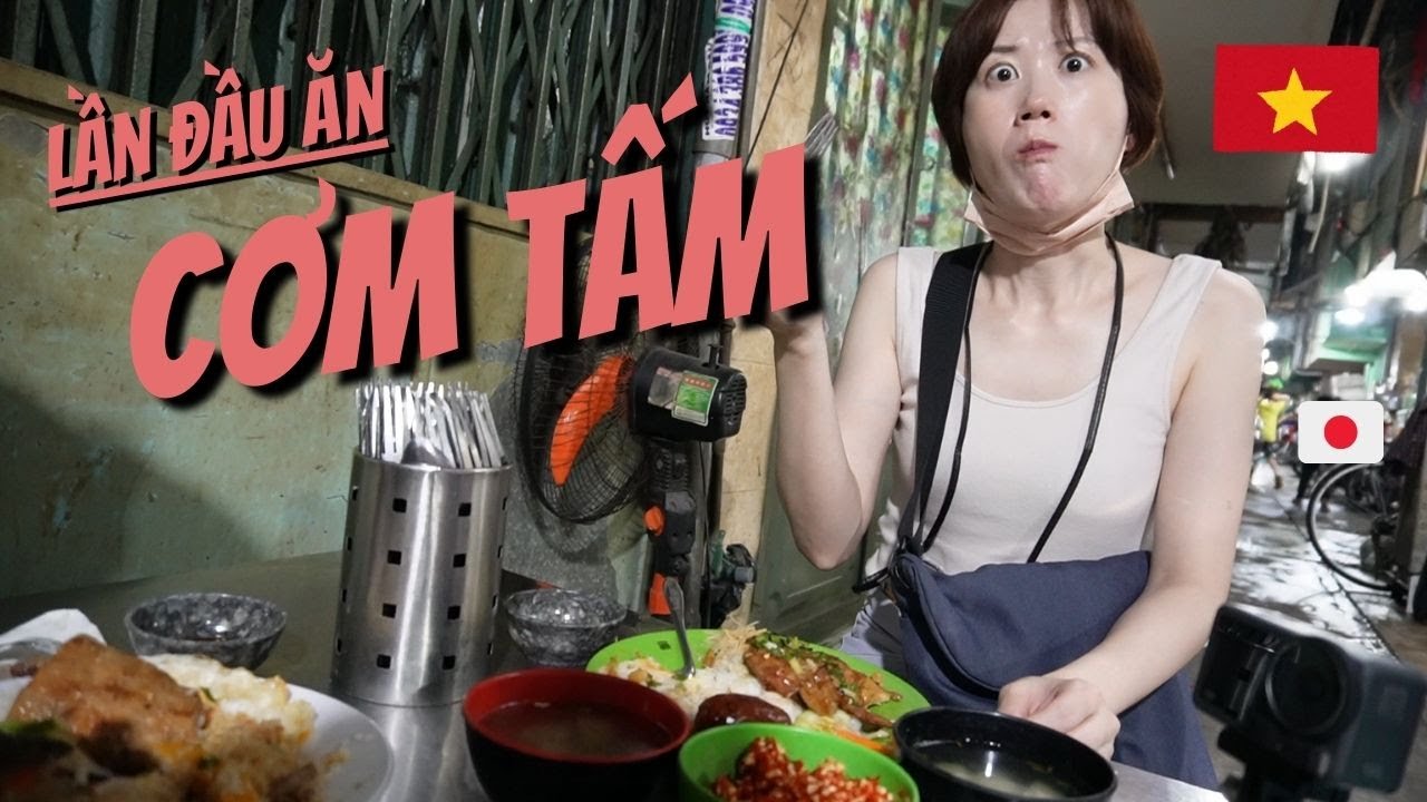 Cơm tấm Sài Gòn ngon đến nỗi 2 bạn Nhật ăn đúng nghĩa 