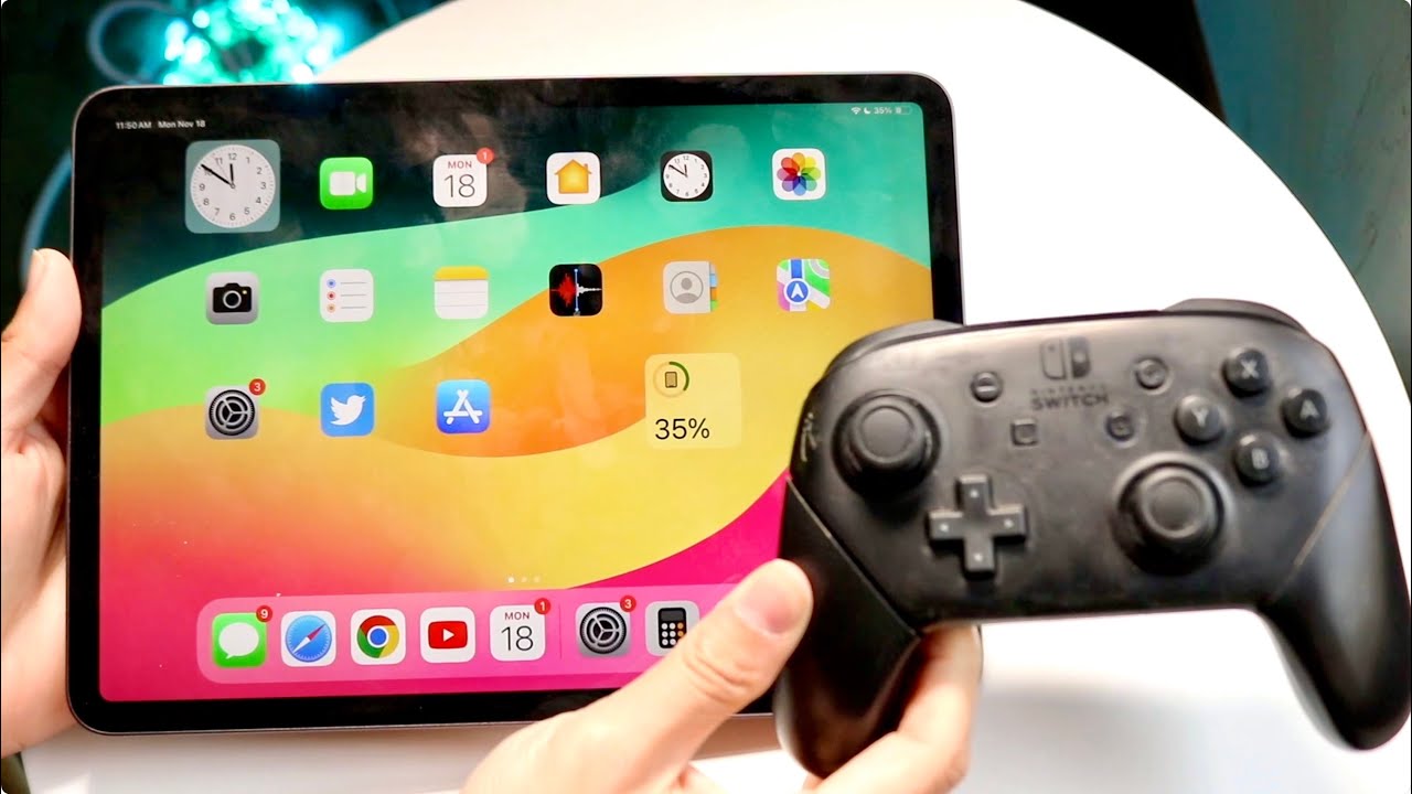 Как подключить контроллер Nintendo Switch Pro к iPad! (2024)