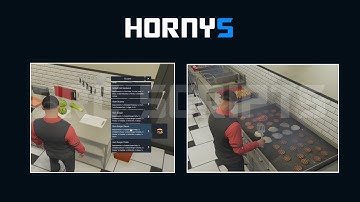 [QB, ESX] FIVEM HORNYS BURGER JOB SCRIPT | PREVIEW | TEBEX! | NoPixel Inspired