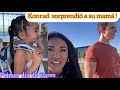 Regresando a clases/ konrad le dio una sorpresa a su mamá