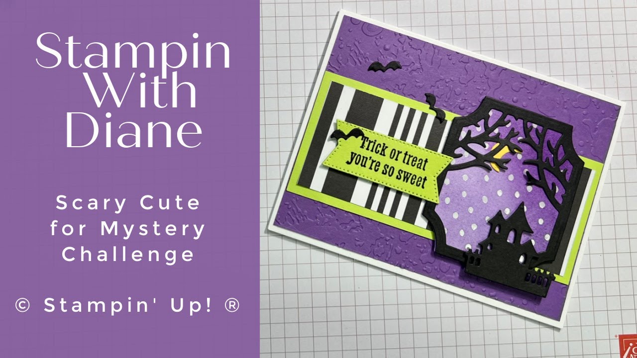 Scary Cute ©Stampin'  Up! ® Halloween Card