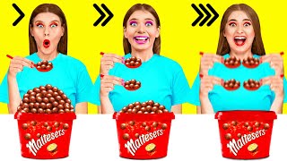 Fast, Medium or Slow Food Challenge | Tasty Kitchen Hacks by BaRaFun Challenge