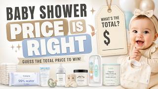 Baby Shower Game - Price is Right