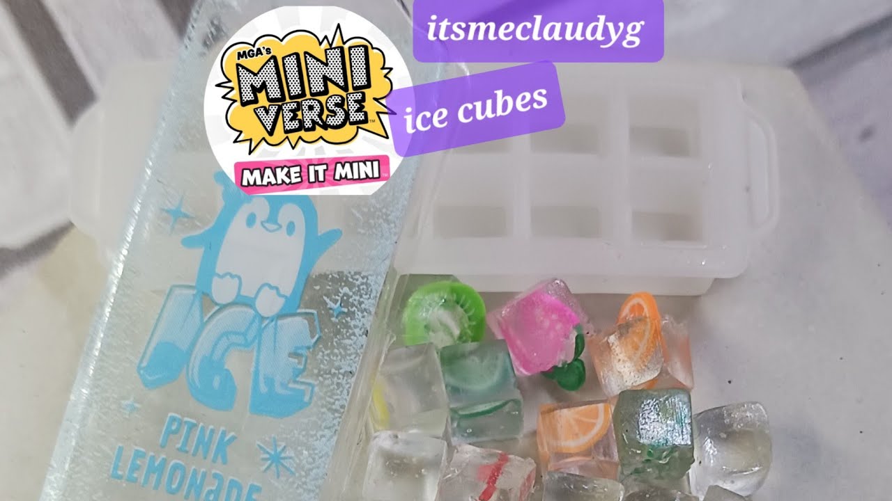 Making Mini Ice Cubes