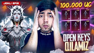 100,000 UC STRIMDA OPEN KEYS va PRANK 🔥 PUBG MOBILE!!!