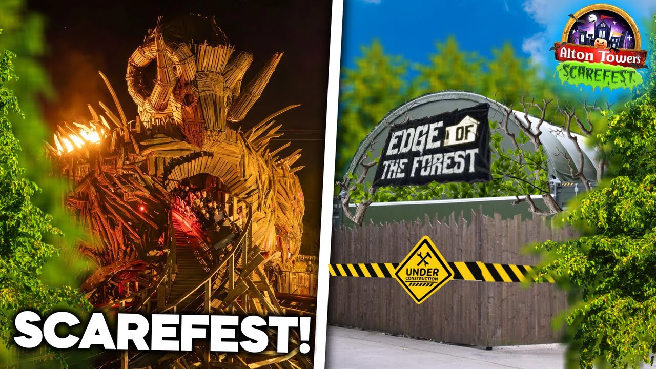Alton Towers SCAREFEST UPDATES + Low Queues VLOG