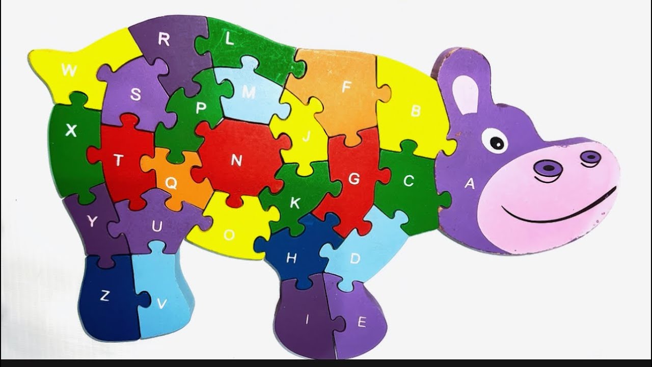 ABC Puzzle Game for Kids | Learn Letters with Cute Bear | Alphabet Learning for Kids