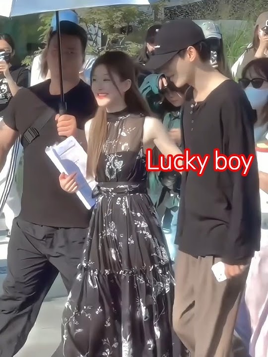 lucky boy with princess zhaolusi 😍🫶#zhaolusi