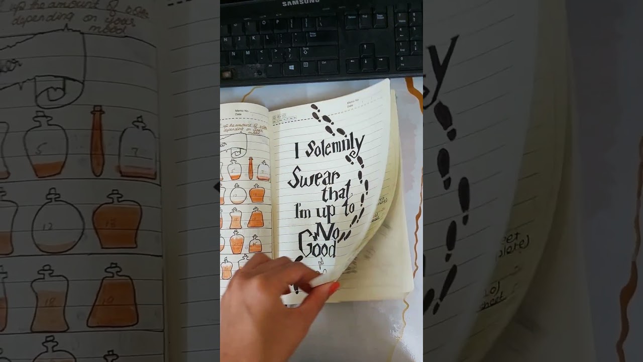 My December spread (Harry Potter ) 