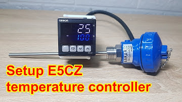 Connect PT100 resistance thermometer and Setup E5CZ temperature controller - P4