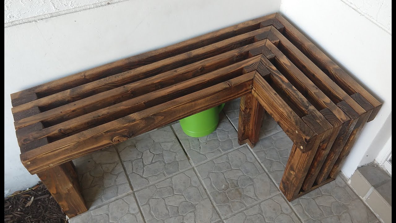 How To Make A Wooden Corner Bench Diy Bublitz Craft Build Youtube