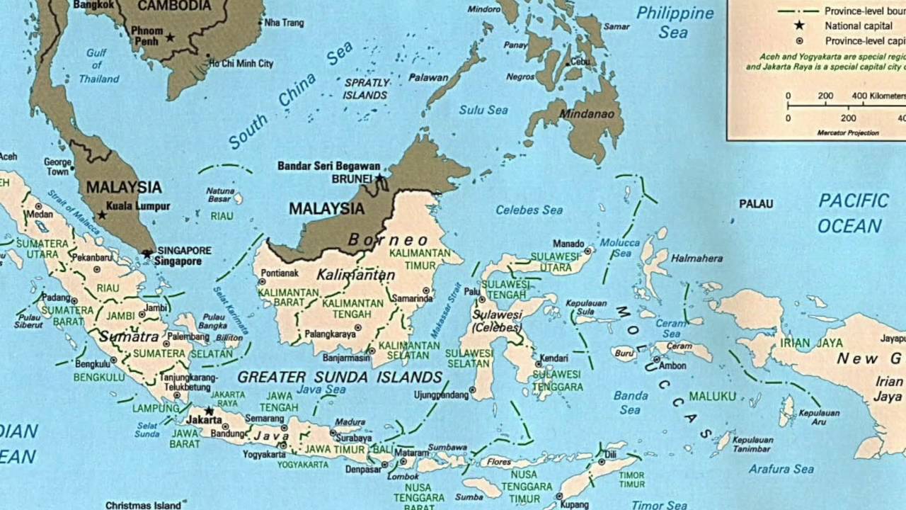 Большие зондские острова карта