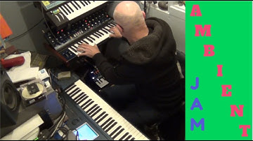 Ambient jam Behringer Monopoly arpeggiator Korg Triton Arturia Microfreak