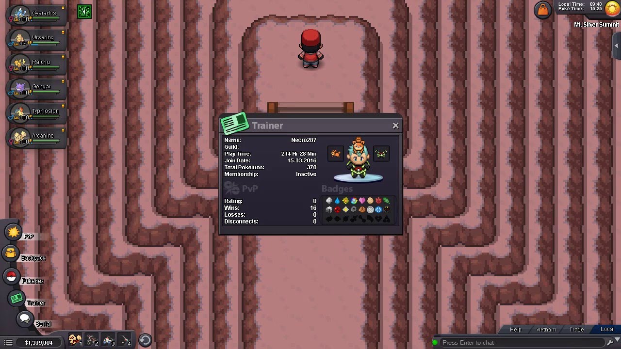 Pokemon Revolution Online VS RED ( Mt.Silver ) YouTube