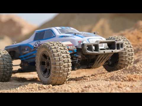 Машинка на пульті RC Радіокерована машинка ENOZE 9200E 1:10 позашляховик 4WD до 40 км/год для бездоріжжя з великими колесами, видео 1