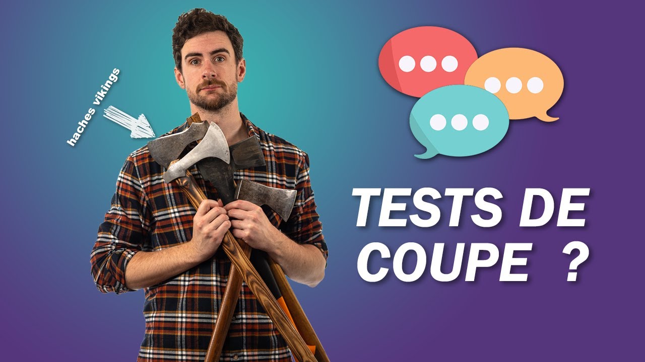 Hache Viking vs Hache Moderne - Tests de coupe #histoire #vikings