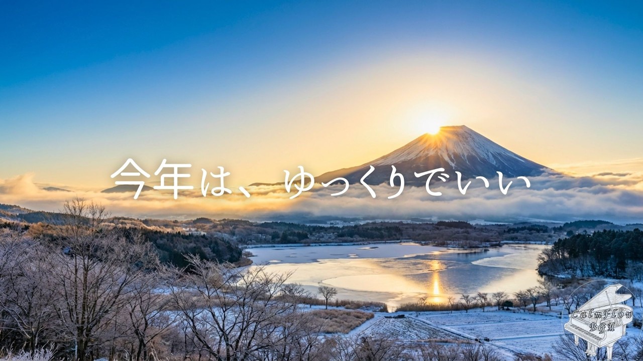 今年は、ゆっくりでいい｜朝の癒しピアノ・リラックスBGM・作業用・勉強用・静かなインスト音楽