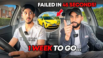 FAILED IN 45 SECONDS! Taxi Driver Ruins Dylan's Test