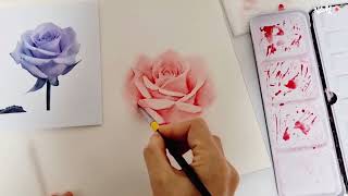 Drawing roses without sketching tutorials #stepbystep #forbeginner