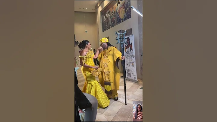 Eve Esin & her heartthrob dazzle fans as they step out for their traditional wedding looking great.