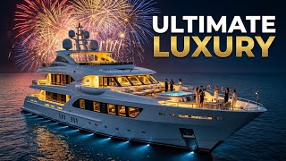 Inside a NEW YEAR 2026 Superyacht Party | Pure Luxury & Fireworks