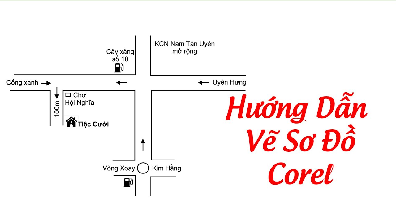 Hướng dẫn cách vẽ bản đồ in thiệp Đơn giản và ấn tượng