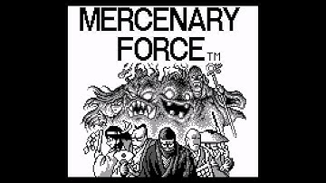 Mercenary Force (Game Boy 60Hz) - Intro / Attract Mode