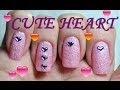 ♥ Valentine&#39;s Day Cute Hearts Nail Art ♥ Konad Sugar Polish ♥ Маникюр ко дню Святого Валентина