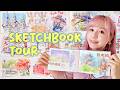 BIG Sketchbook Tour 🎨 How a year of travel sketching changed my art