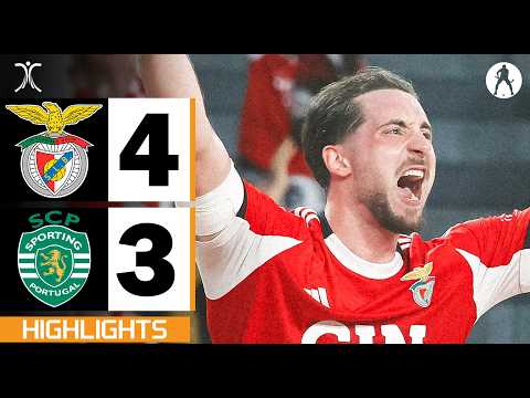Benfica vs Sporting (4-3) | HIGHLIGHTS CHAMPIONS LEAGUE