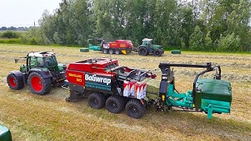 Baling & Wrapping Square Hay Bales in One Pass | Baliwrap Innovation driving agriculture efficiency