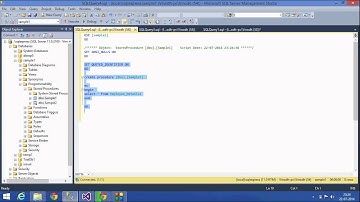 16.SQL Server Tutorial -Telugu (Stored Procedure with Encryption)