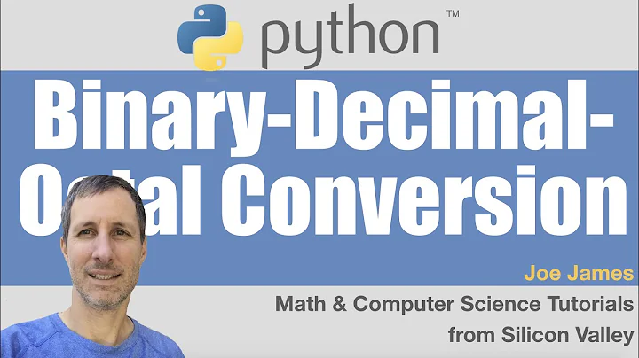 Python: Binary-Decimal-Octal Conversion
