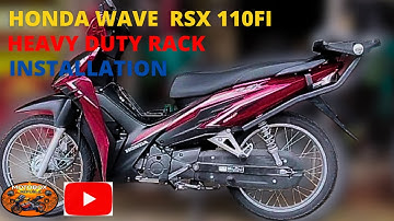 Honda Wave RSX 110 fi Heavy duty bracket Installation