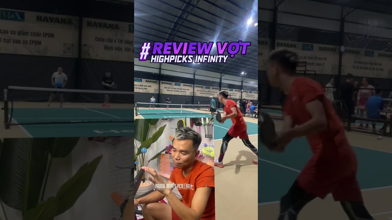 Review vợt HighPicsks Infinity: Nhẹ, linh hoạt, kiểm soát tốt, trợ lực tốt. 