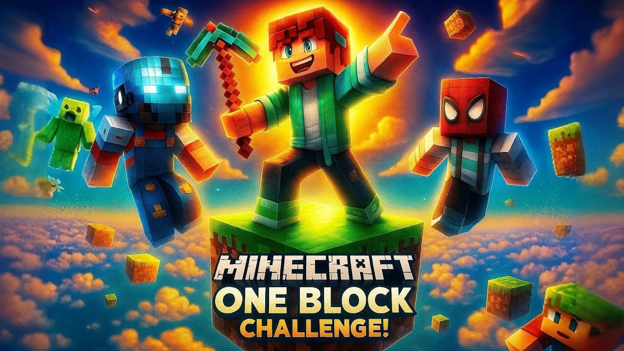 Minecraft Crs Surviving on ONE BLOCK... How Hard Can It Be? (Spoiler: Very) # ...