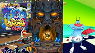 Subway Surfers Chicago 2020 Vs Temple Run 2 Vs Oggy and the Cockroaches Run Gameplay-HD screenshot 3