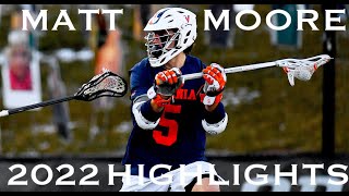 Matt Moore Lacrosse Highlights 2022Grad Year