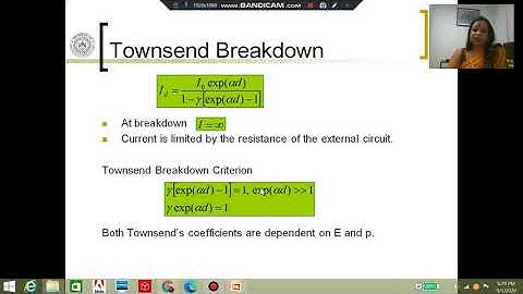 EE634A: Breakdown In Gases Part 5