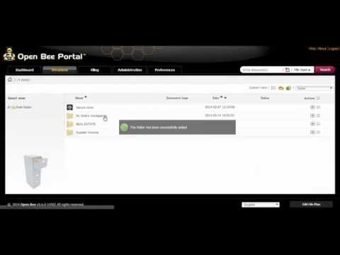 Add a folder (beginner) - Open Bee Portal tutorial