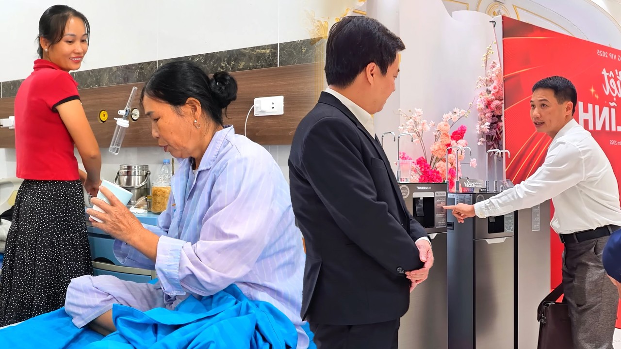 Separated by Duty: An Cares for Her Sick Mother in Hospital While Tan Attends a Company Event