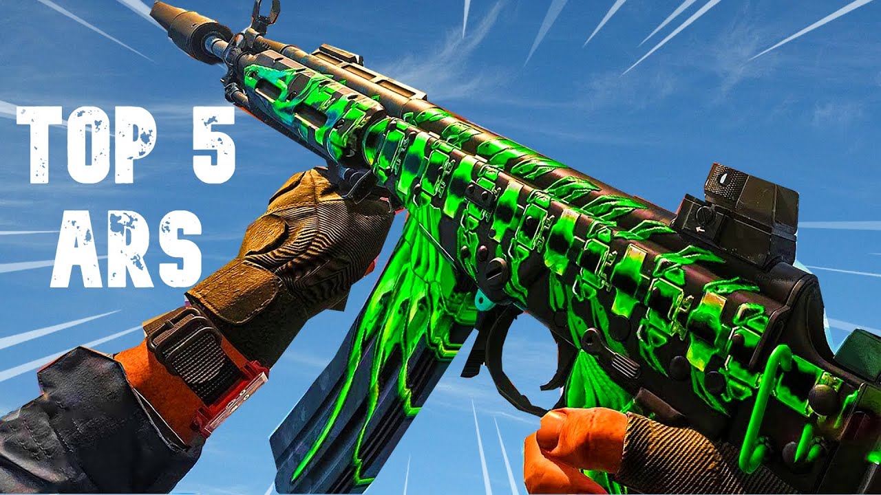 WARZONE TOP 5 COLD WAR ARS! ( Warzone Best Loadouts / Meta Guns )