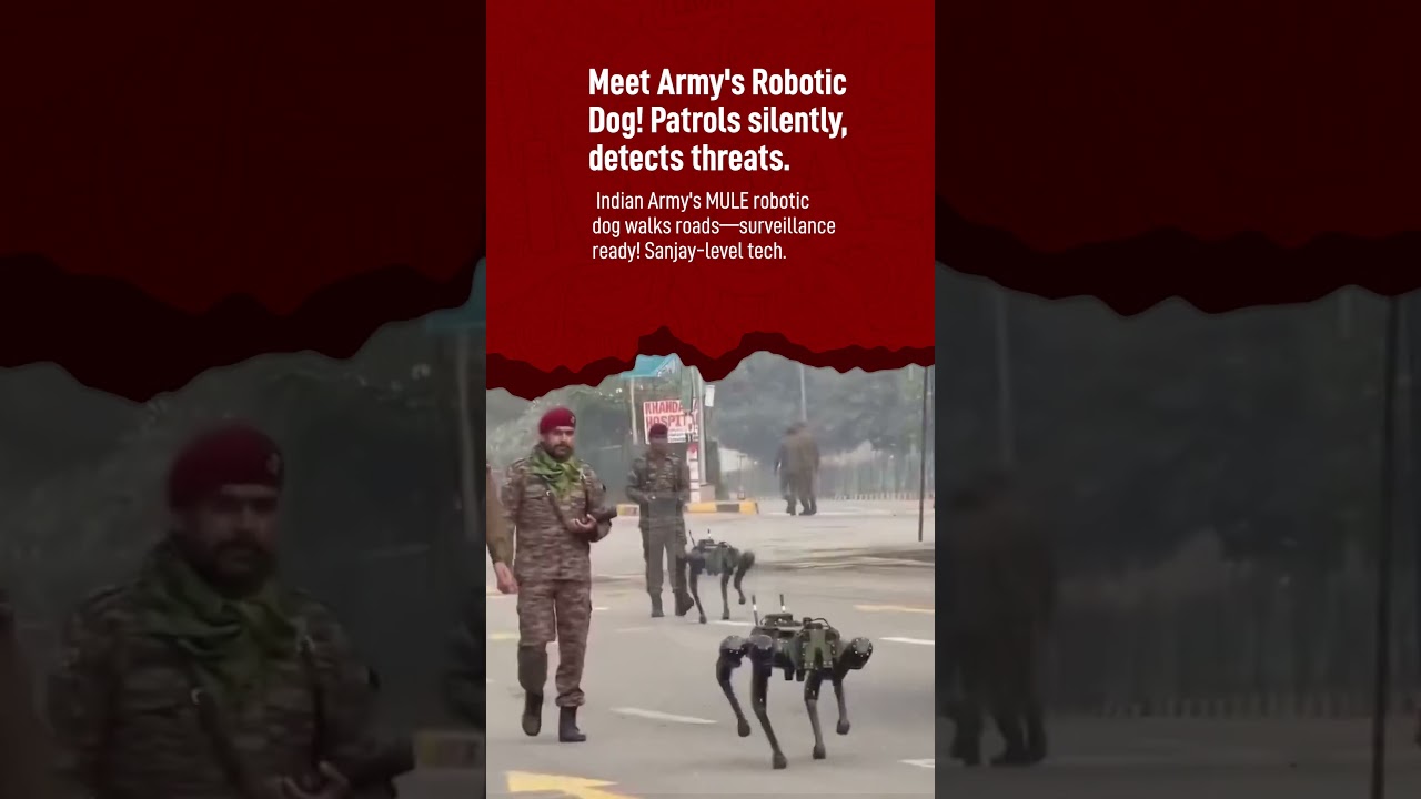 Indian Army Robotic Dog in Action! MULE Special Ops Beast 🚀