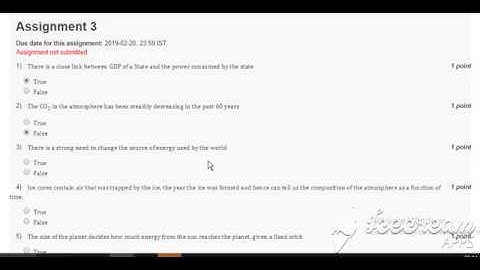 NCER NPTEL Assignment 3 answer key 2019