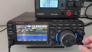 18. Opciones basicas del Yaesu FT 710, lo basico para escuchar mejor, y algunos botones.